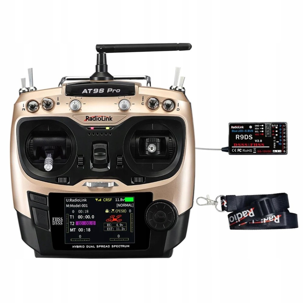 Controle remoto com RadioLink AT9S Pro RC RC