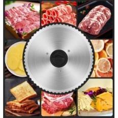 Cortadores para cortes fríos, pan, jamón, queso tokass, plata 200 w