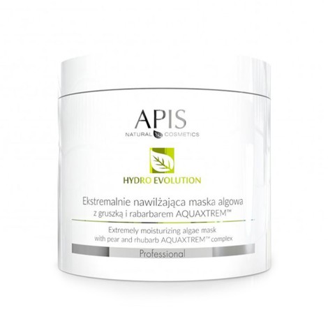 Apis Hydro Evolution Ekstremt Fugtgivende Alger Maske med Pære og Rabarber Aquaxtrem™ 250g — forfra