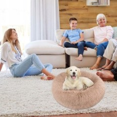 Plišana noga za psa, mačka 100 cm bež