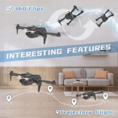 Dron ιδέα 12 με HD κάμερα Ρυθμιζόμενη RC FPV WiFi πτυσσόμενο quadkopter