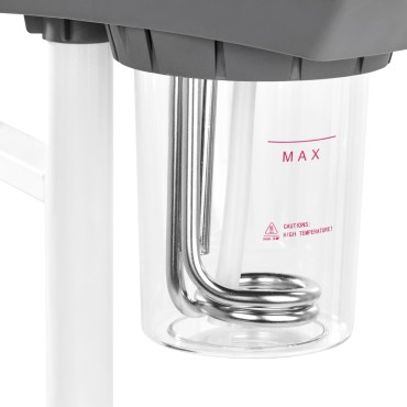 Giovanni höyryhöyrylaite suurennuslasivalolla D-21 valkoinen — lähikuva