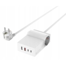 Tīkla iekrāvējs 4Smarts Power Strip Gan 65W White