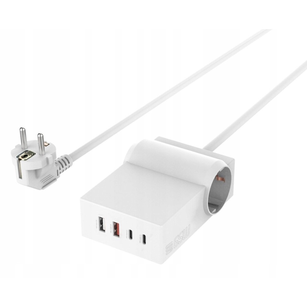 Ładowarka sieciowa 4SMARTS Power Strip Desk GaN 65W Biały