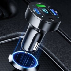 Fast Car Ladegerät USB-C PD USB QC 3.0 Schnellladung auf Ihr Telefon im Auto
