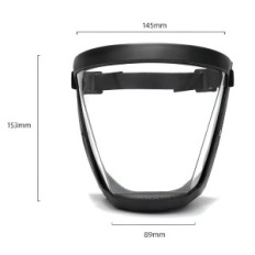 Näo kaitsev mask koos eemaldatava läbipaistva filtriga juuksesalongi köögi töö jaoks