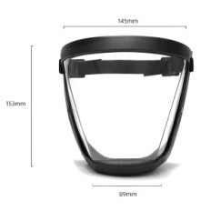 Masque de protection facial avec un filtre transparent amovible pour le travail de la cuisine du salon de coiffure