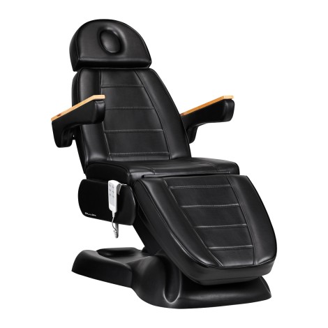 Sillón eléctrico cosmético SILLON Lux 273B 3 motores negro — vista lateral