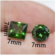 Emerald KorDOWY conjunto de 7 pcs. Forma diferente de pedras decorativas em várias formas