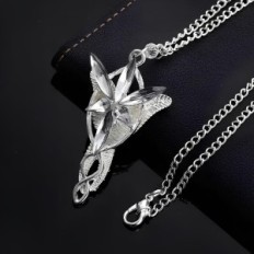 ŠefArstar Frontal Ogrlace Vladar Rons Rings Rings iz nakita iz filma Gospodar prstanov, srebrni obesek fantasy