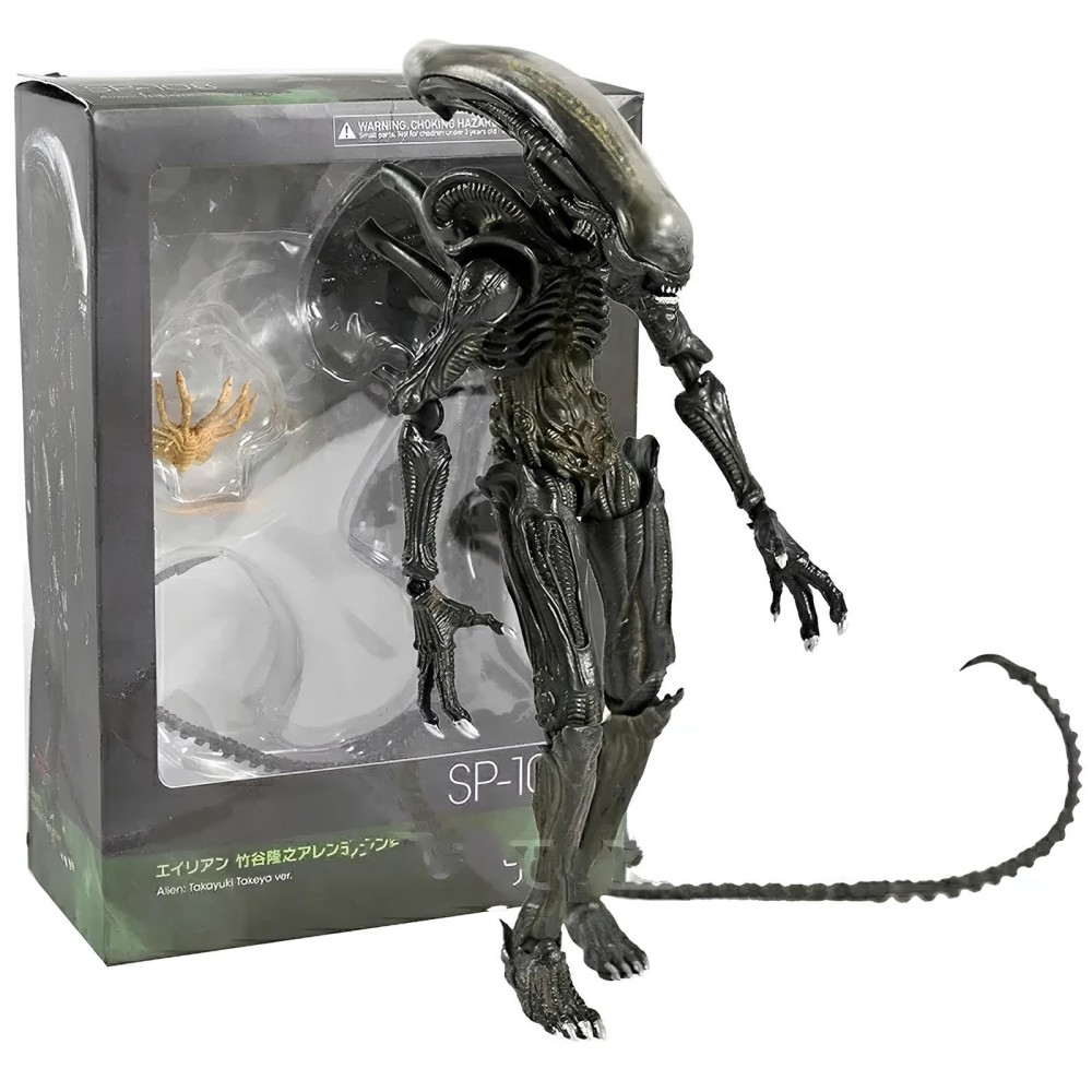 Figur Xenomorpha fra en utenlandsk film 16 cm realistisk kollektorisk figur for fans av Saga Alien