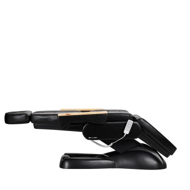 Fauteuil cosmétique électrique SILLON Lux 273B 3 moteurs noir — vue latérale