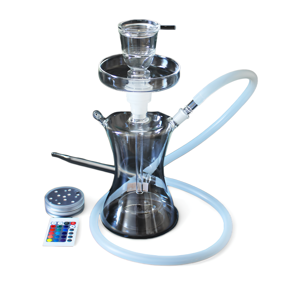 Glowing Glass Water Pipe, Remote Control