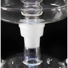 Tuyau d'eau de verre rougeoyant, télécommande