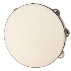 Tambourin RestEq 25 cm Veľkosť je vybavený jedným kovovým jingle pevnej konštrukcie robí trvanlivý