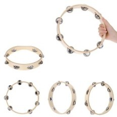 Tambourin Resteq 25 cm Size is equipped with a single Metal Jingle Solid construction makes durable