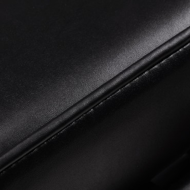 Electric cosmetic chair SILLON Lux 273B 3 motors black — close-up of the surface