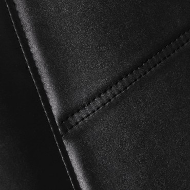 Electric cosmetic chair SILLON Lux 273B 3 motors black — close-up of the surface