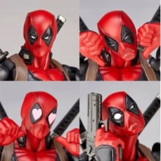 Flytning Figuren Deadpool 15cm Flytningstilbehør Figur med våben og tilbehør, Collectible Toy