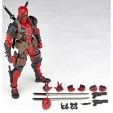 Μετακίνηση ειδώλιο Deadpool 15cm Μετακίνηση αξεσουάρ ειδώλιο με όπλα και αξεσουάρ, συλλεκτικό παιχνίδι