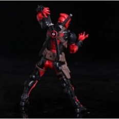 Sťahovanie figúrka Deadpool 15cm Sťahovacie doplnky Figurine so zbraňami a príslušenstvom, zberateľská hračka