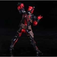 Kustīgs statuete Deadpool 15cm Moving Aksesuāri statuetes ar ieročiem un aksesuāriem, kolekcionējamo rotaļlietu