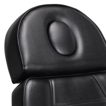 Elektrické kozmetické kreslo SILLON Lux 273B čierne 3 motory — detail hlavy