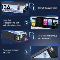 Doppia D 913A Inchiostro a HP Nero (Nero), Rosso (Magenta), Blu (Cyan), Giallo (Giallo)