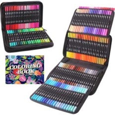 Un ensemble de marqueurs aquarelles 132 pcs. Marqueurs de brosse