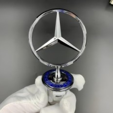 Mercedes Metal Market Emblemat με μάσκα στυλ Engrice ή ως δώρο για ανεμιστήρα μάρκας