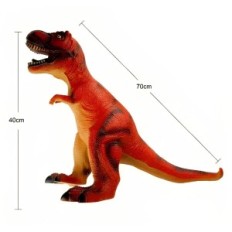 Dinozaurų žaislas didelis figūrovas trex 650x450 mm oranžinė