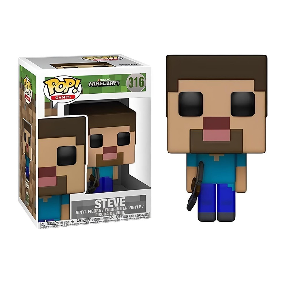 Figurin MINECRAFT STEVE 10CM COLLECTION BOX 15X12X10