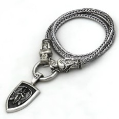 Men's pendant with chain Pendant Archangel Michał 60 cm