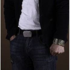 Stål Male Chain Dragon 1m Eleganta Smycken Med Rostfritt Stål Dragon Motiv