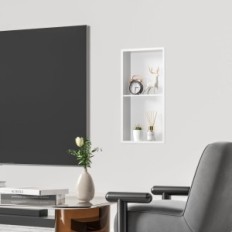 Nødvendig rustfritt stål dusj 60 x 30 cm