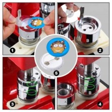 Macchina per fare un combattente, perni di fastTobuy 37mm