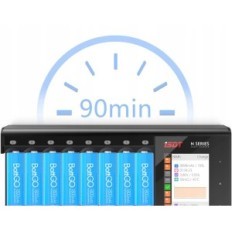 Universal ISDT N16 punjač s LCD zaslonom - 16 utičnice