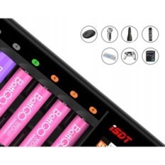 Universal ISDT N16 lādētājs ar LCD displeju - 16 ligzdas