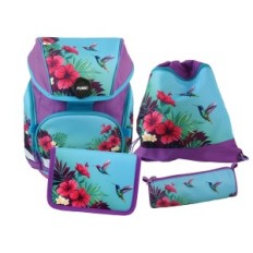 Funki School Backpack, Σετ από 4 κομμάτια, βασικά για τα κορίτσια