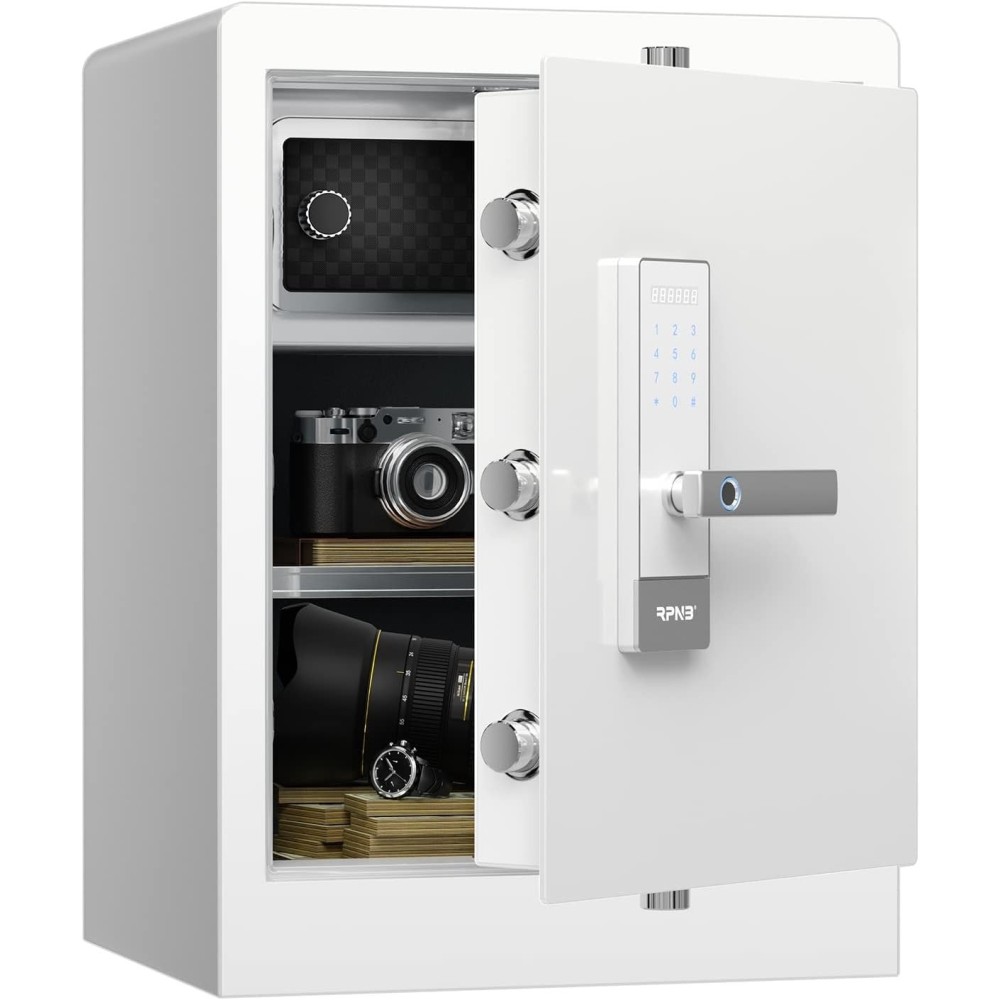 Turvallinen ja lukitse RPNB Deluxe Home Digital 80l näppäimistö, valkoinen