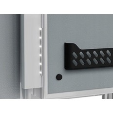 Veilig en slot RPNB Deluxe Home met Digital 45L-toetsenbord, wit