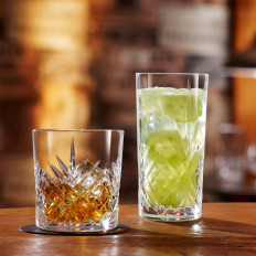 Höga Broadway-glasögon med hög transparens 280 ml uppsättning av 6 st. Hendi L7256