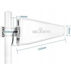 Antenne Nelawya Außenaußen 7-12 DBI mit 10 m niedriger Verlust 5g 3-4G lte