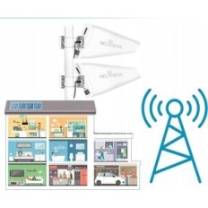 Antena Nelawya externa externa 7-12 DBI com 10m baixa perda 5g 3-4g lte