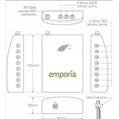 EMPORIA 3-phase electricity meter 50A