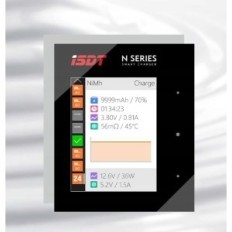 Universal ISDT N24 oplader med LCD-skærm - 24 stikkontakter