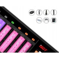 Universele ISDT N24-oplader met LCD-scherm - 24 aansluitingen