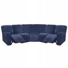 Couvrir pour une chaise de loisirs pour 3 personnes, 8 en partie avec une poche latérale