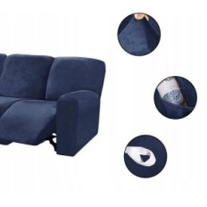 Dekk for en rekreasjonsstol for 3 personer, 8 delvis med en lateral lomme