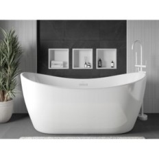 Mexen X-Wall-R-Regal-Kubikrampe 30x30 weißes Badezimmerregal mit Aluminium-Pulver-beschichtetem Aluminium